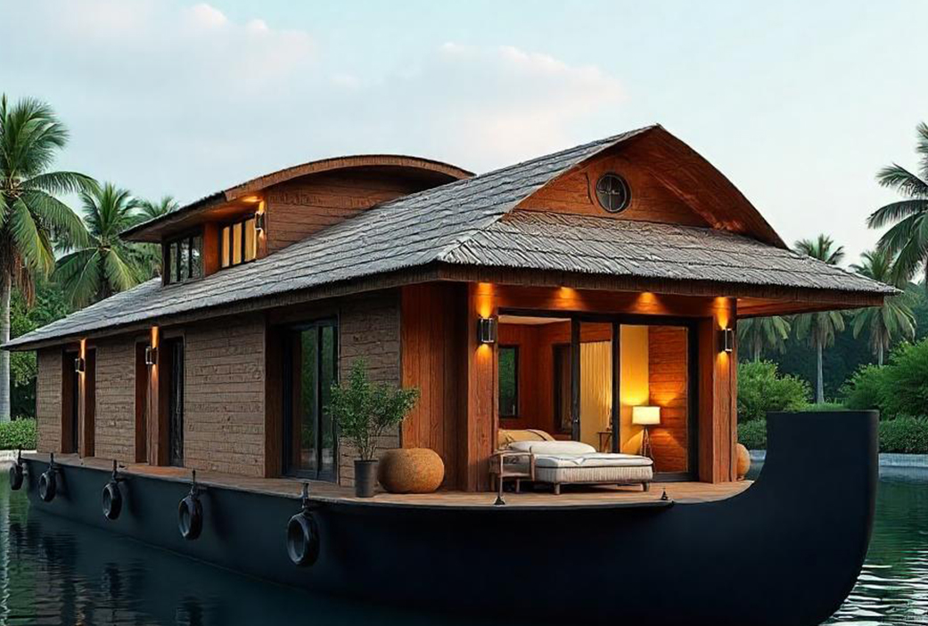 6 bedroom houseboat alleppey